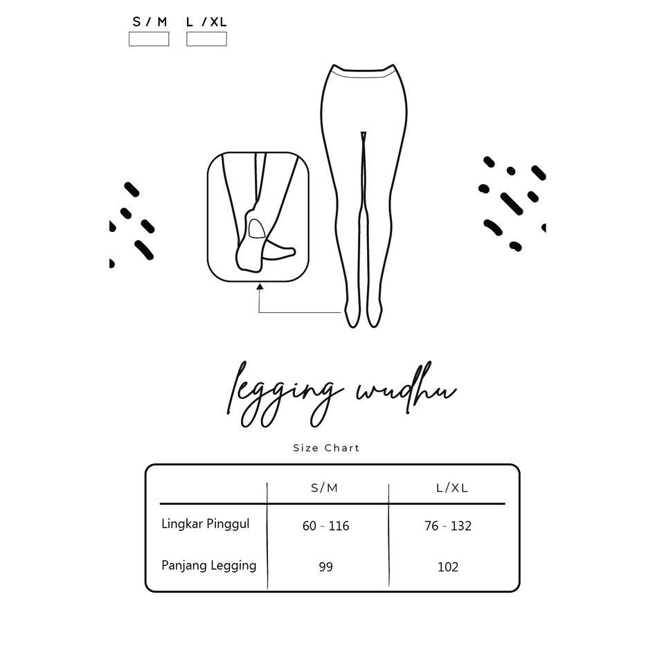 [𝐒𝐲𝐥𝐦𝐢] Legging Wudhu by Sylmi Basic