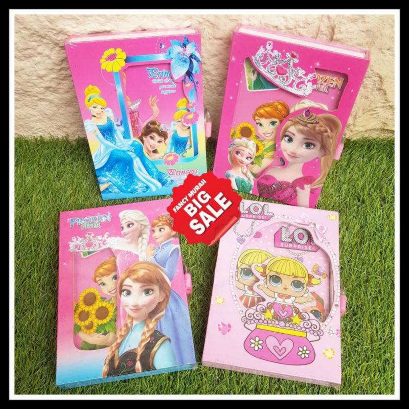 

(SALE) BUKU DIARY GEMBOK KUNCI UKURAN BESAR KARAKTER HELLO KITTY LOL PRINCESS UNICORN FROZEN / BUKU TULIS KARAKTER BUKU DIARI DIARY DIARI KARAKTER MURAH BUKU MURAH HELLO KITTY UNICORN LOL LITTLE PONY BARBIE FROZEN