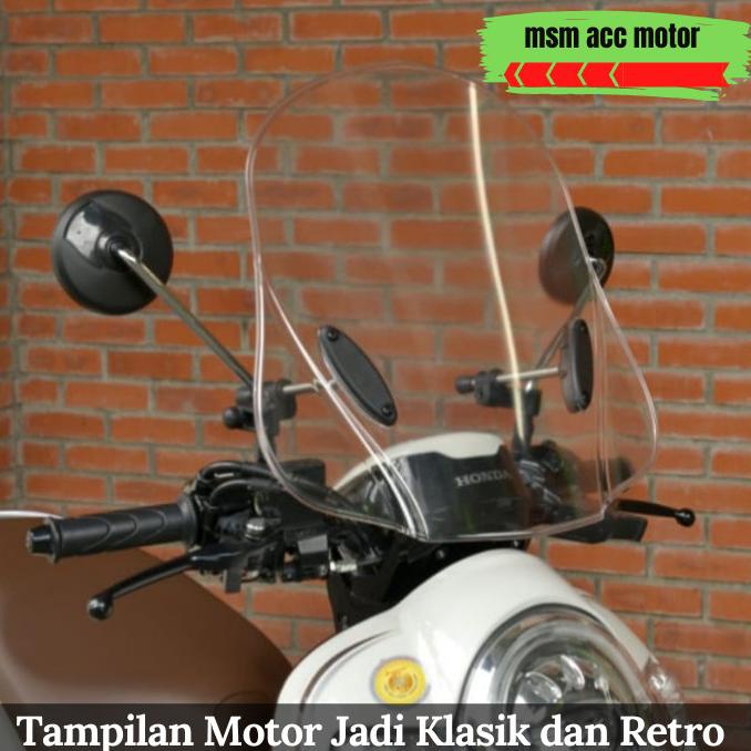 Spion Scoopy Genio Beat Street Beat Model Bulat Centro Original TGP Best Seller