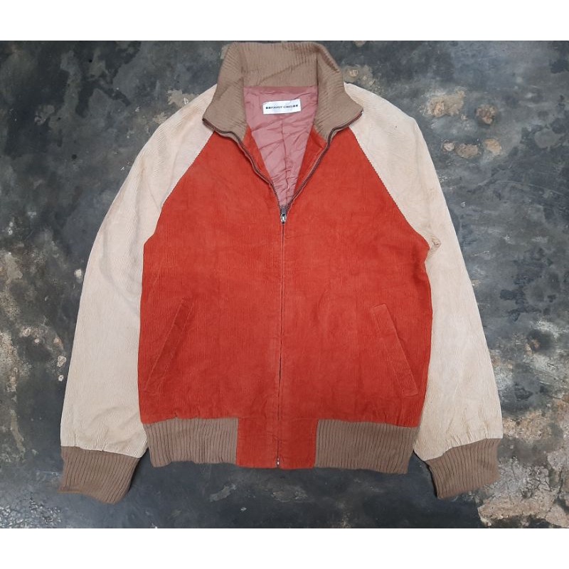 Jacket Tracktop Vintage Corduroy 3tone