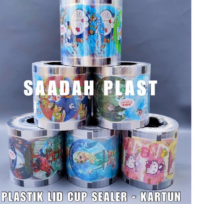 

ナ PLASTIK LID SEALER CUP KARTUN 1000CUP / CUP SEAL PLASTIK / SEAL CUP Trendy