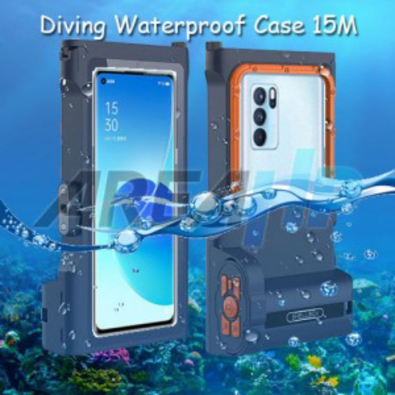 Shellbox Gen 3 Diving Waterproof Case Casing Cover 15M Oppo Reno6,Pro