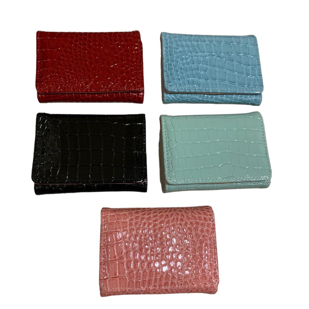 DW-06 Dompet Lipat Wanita Mini CROCO
