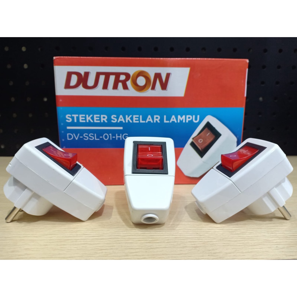 Dutron DV SSL 01 HG Steker Arde Switch On Off - SATUAN -