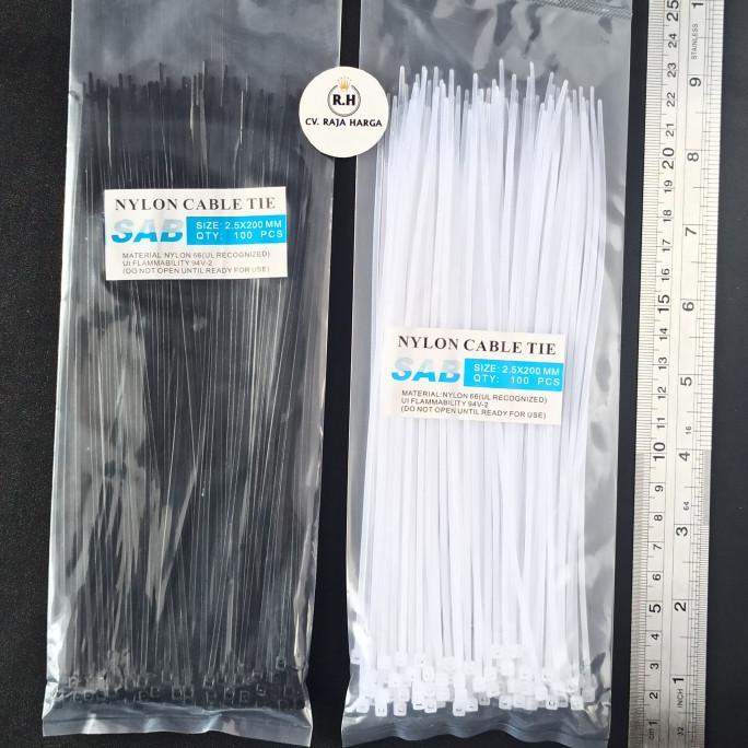 

Dasi Kabel / Pengikat Kabel / Kabel Tie / Cable Tie 20cm / 200mm cvraja44 Kualitas Baik
