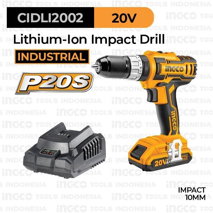 INGCO Cordless Drill Impact Drill INGCO Bor Tembok Baterai ricky87 Buru Order