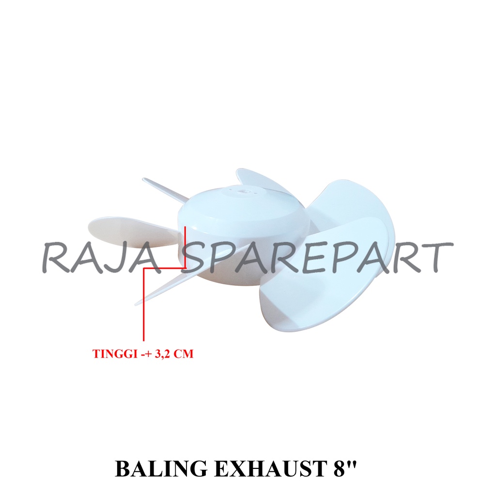 BALING-BALING EXHAUST 8&quot;/ KIPAS ANGIN HEXOS /WALL EXHAUST