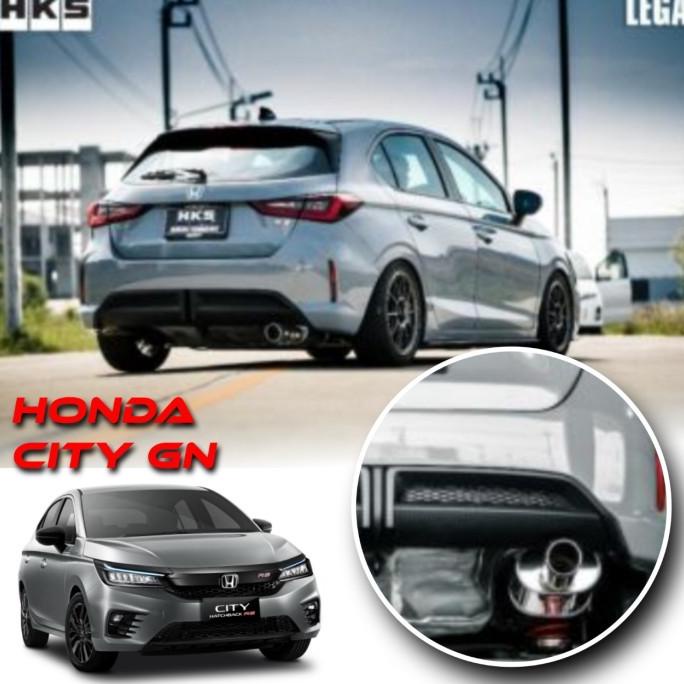 TERMURAH Knalpot Exhaust Muffler HKS Legal Carbon City GN Hatchback
