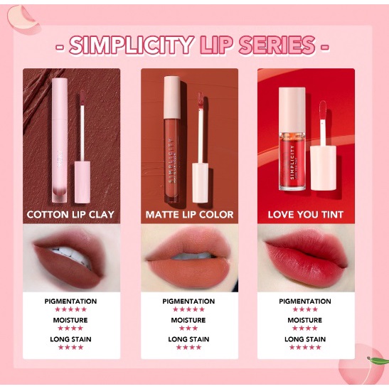 YOU ( Y.O.U ) NEW The Simplicity  Lip Matte Color