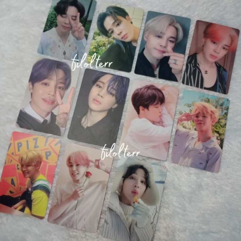 PHOTOCARD JIMIN BE ESS LIGHTS PERSONA 2 MOTS 7 VER 2 4 TEAR U HER O HER E LD BUTTER PWS MEMORIES 201