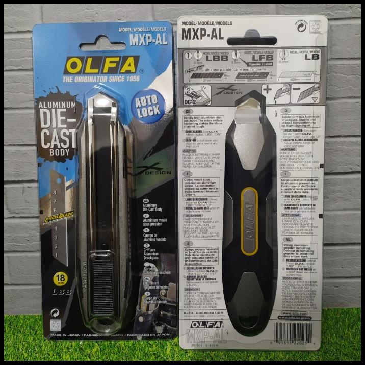 

Promo Pisau Cutter 18Mm Mxp-Al Olfa Snap-Off Blade Cutter