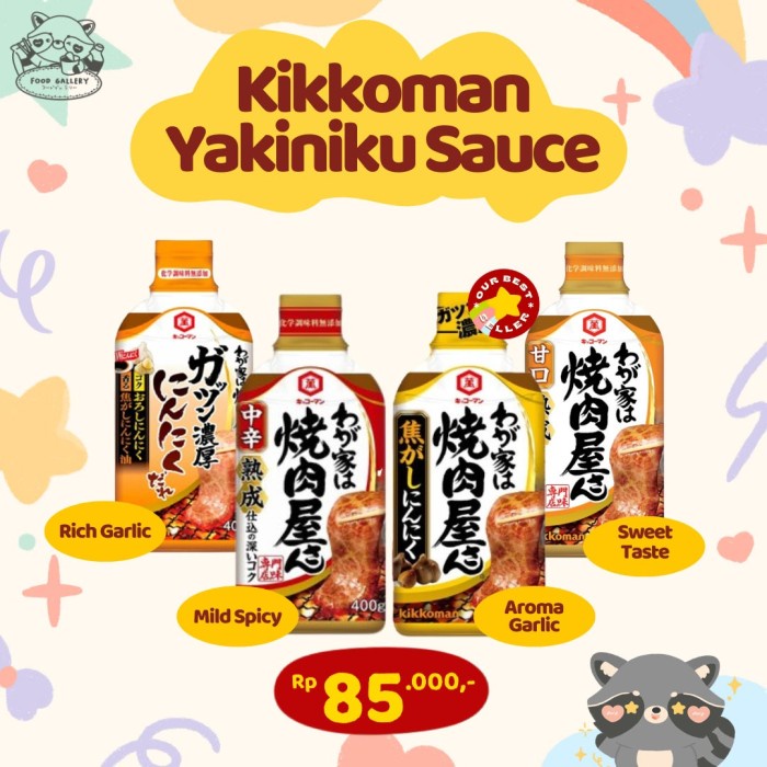 

Widyatmogrosir - Kikkoman Yakiniku Sauce Big Size Japan