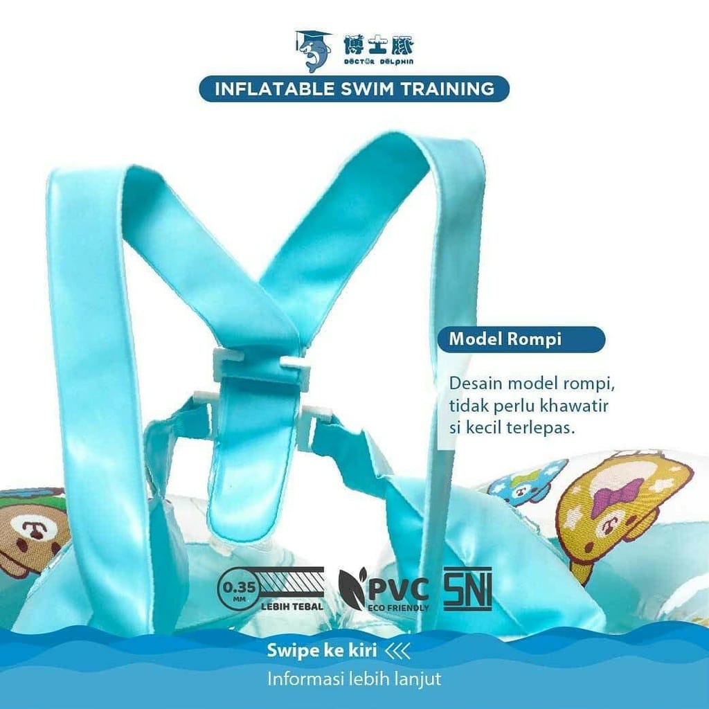 Doctor Dolphin DD01113 Inflatable Swim Training - Pelampung Bayi