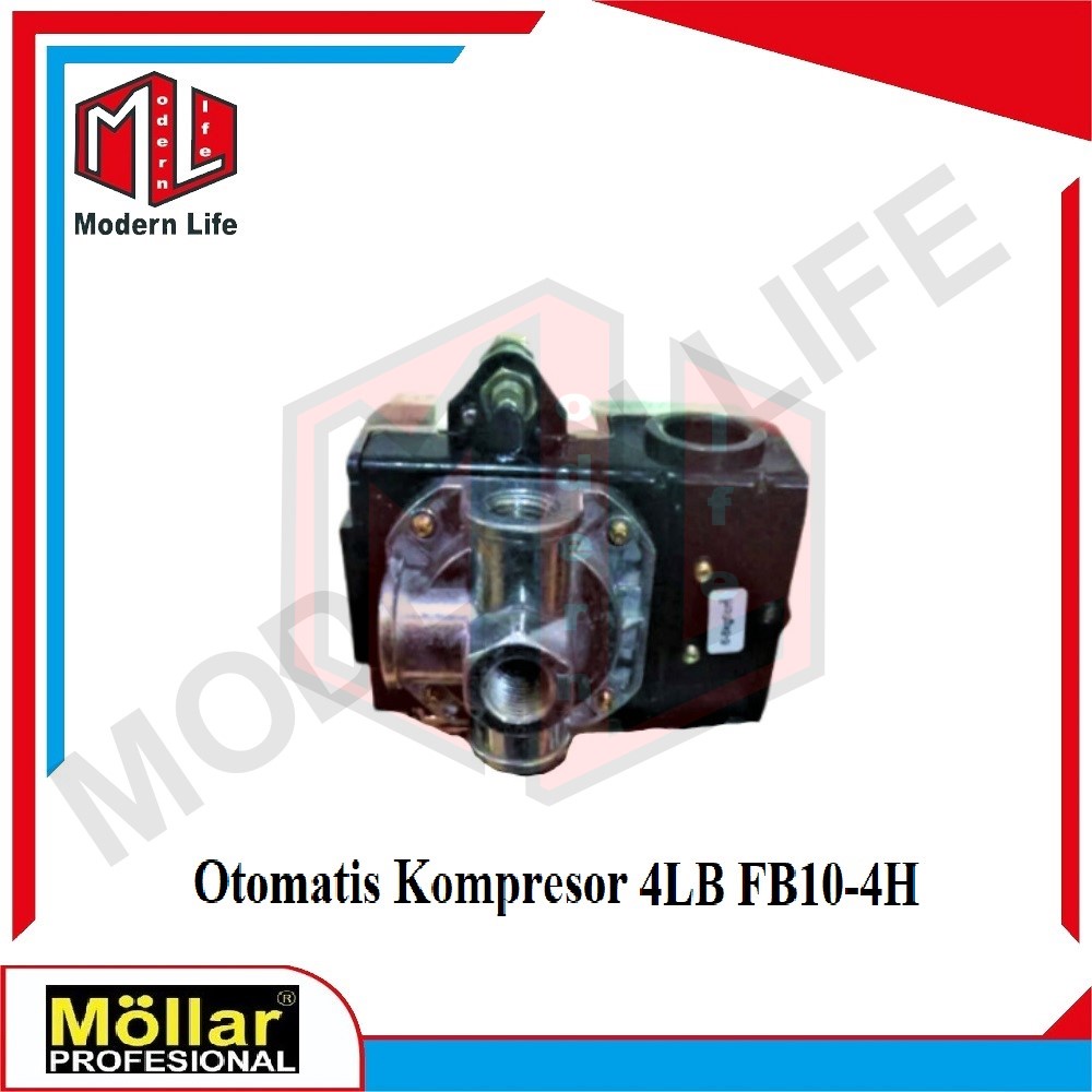 MOLLAR FB10-4H Otomatis Kompresor Pressure Switch 4 Lubang 1/4&quot;inch