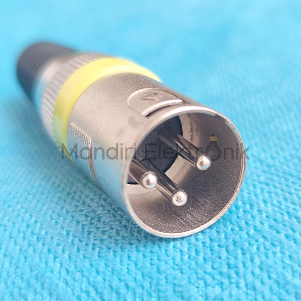 Jack Socket Mic Audio Canon Canare Male 3 Pin - Jack Colokan Mic Cowok - Canon Male Cowok 3 Pin