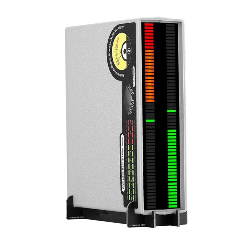 Zzz High-performance 56bit Level Meter Green/Spektrum Musik LED 3warna MIC-+Line Stereo Indikator Suara Logam