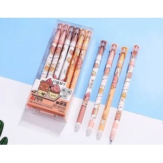 Beli 12Pcs FREE 1 Pcs Erasable Pulpen Lucu Arti nya Pena Yang Bisa Di Hapus Atau Hilangin Tinta Pada Pul Pen Hitam Eras Ble DiHapus Bolpen Asah Hitam Harga murah laris Viral Warna Pink orange Alat Tulis Sekolah Kantor Black Gelap 1SET