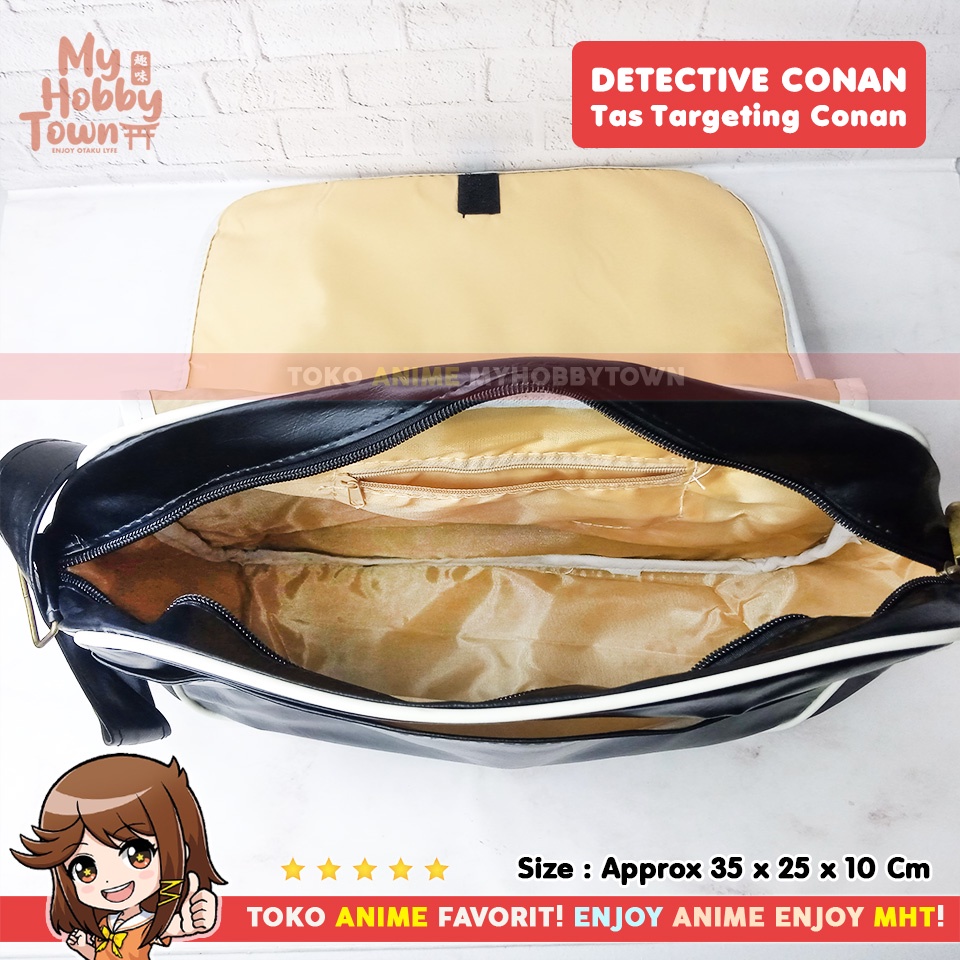 Tas Selempang Postman Messenger Bag Anime Detective Conan Targetting