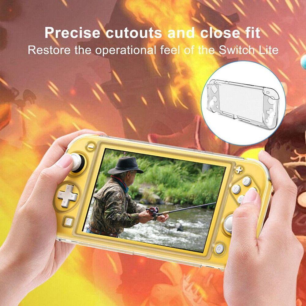 POPULAR Populer Casing Pelindung Konsol Game Keras Transparan Untuk Nintendo Switch Untuk Nintendo Switch Lite