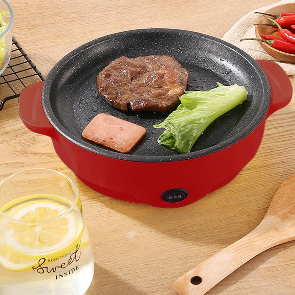 Korean Frying Pan Grill BBQ Panci Wajan Elektrik Alat Masak Portable Dapur Rumah Piknik Pecinta Alam