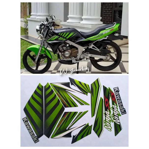 Striping Stiker Ninja SS Zebra 2014 2015 Hijau