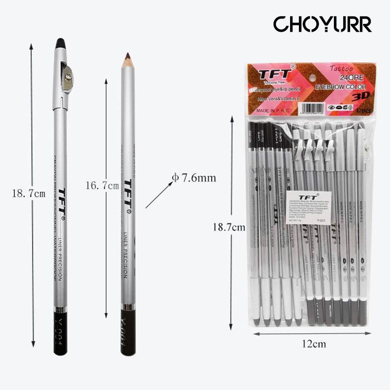 【COD】Eyebrow Pensil Alis Soft Brow Pencil Waterproof Eyebrow Pencil Tahan Air Tahan Lama MakeUp Pensil Alis Import-CH