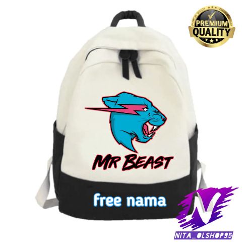 tas ransel sekolah anak mr beast