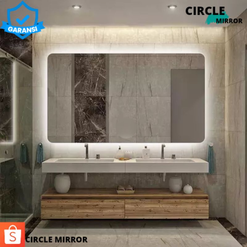 Cermin Dinding Kamar Mandi LED