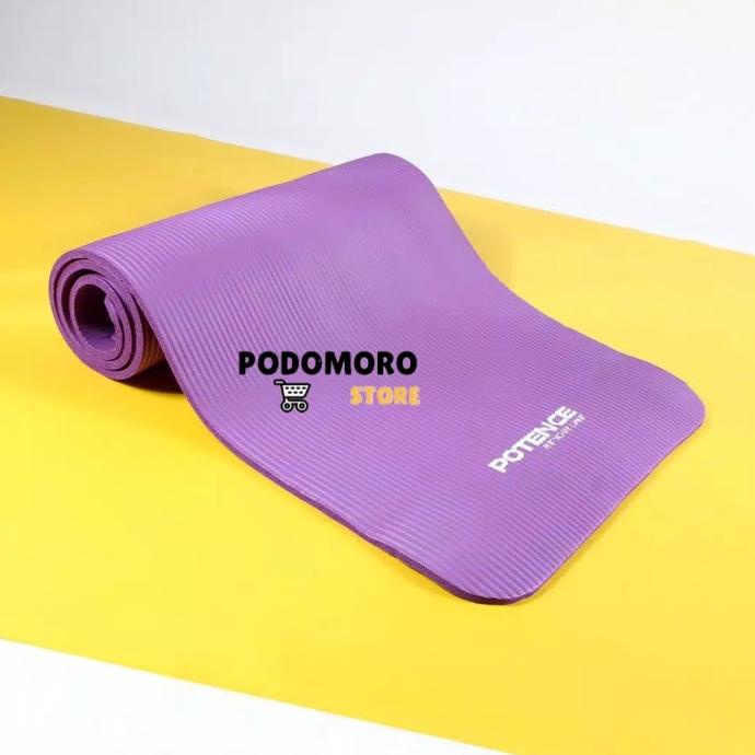 Matras Yoga NBR POTENCE 10mm / Matras Yoga Tebal 10mm NBR