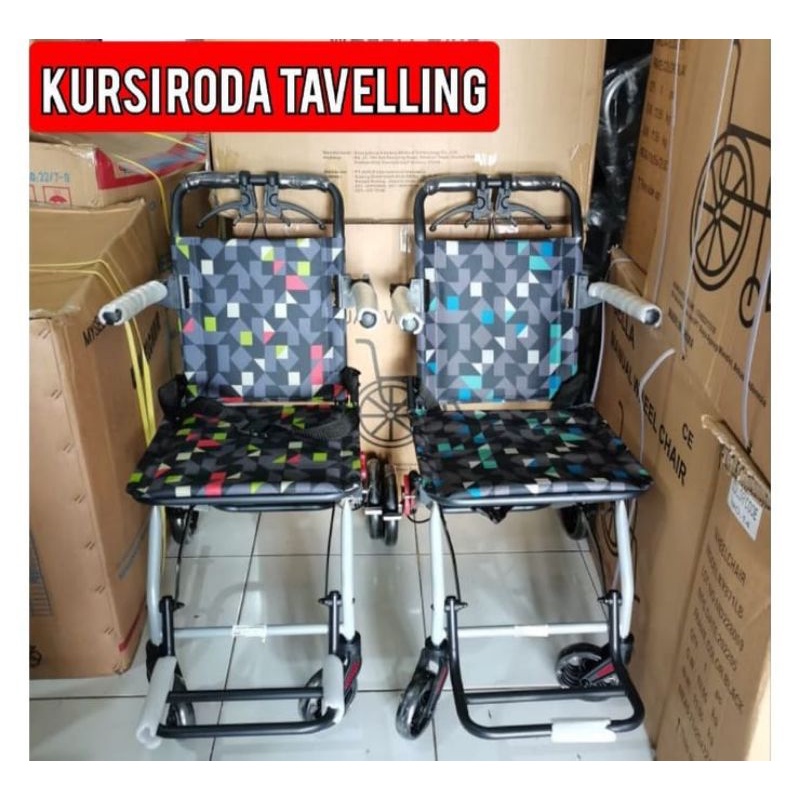 KURSI RODA TRAVELING / KURSI RODA LIPAT BONUS TAS