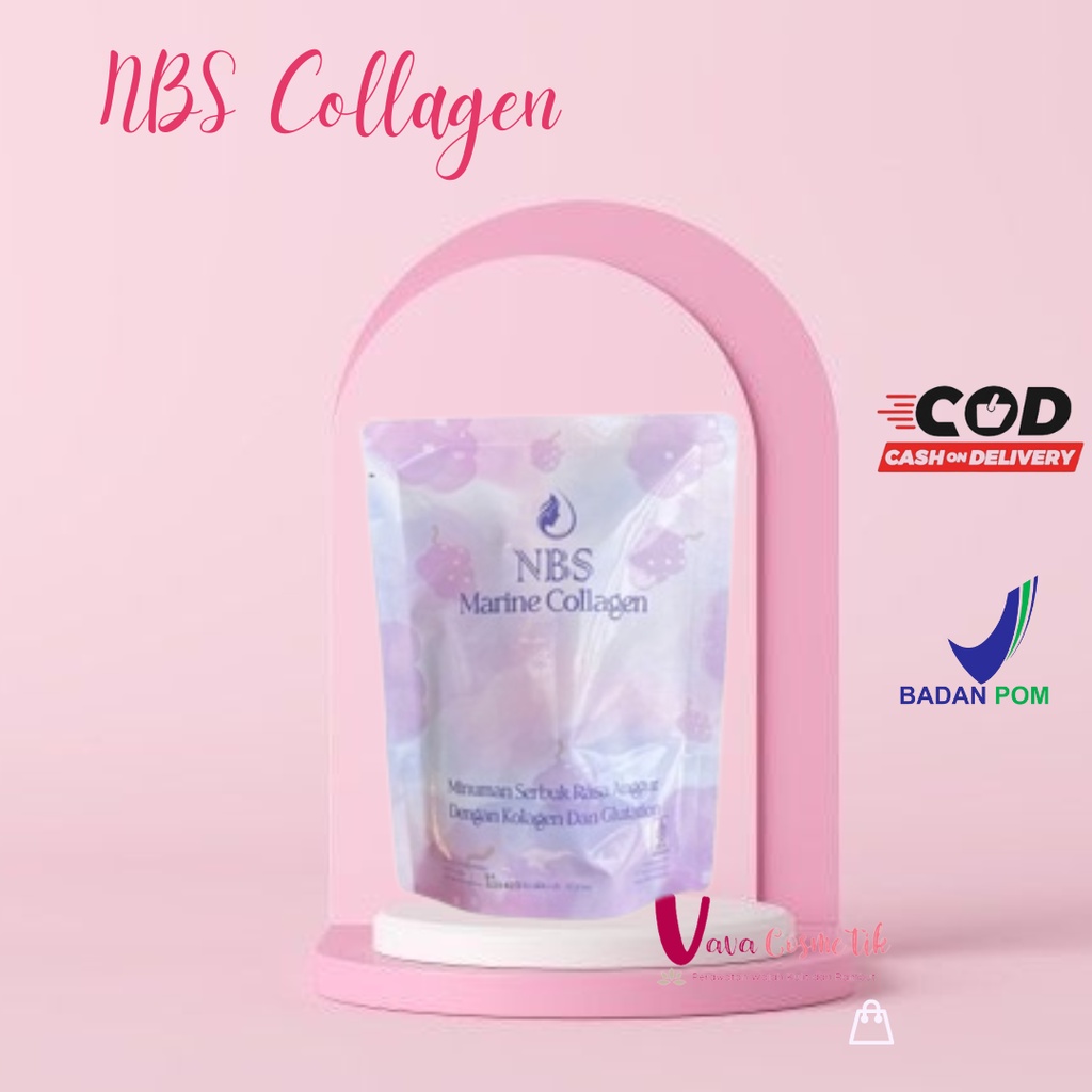 NBS Marine Collagen Minuman Pencerah Kulit - Gluta White KFS Termurah Orginal / Susu Pemutih Gluta W