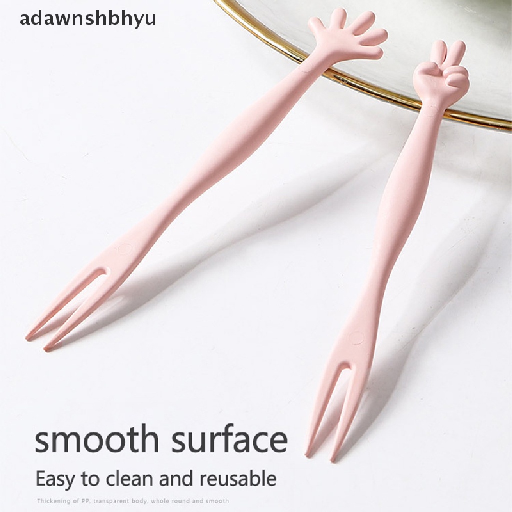 Adawnshbhyu 6Pcs Garpu Buah Lucu Garpu Kue Dessert Fork Makanan Garpu Tusuk Gigi Makan Pesta BentoFork ID