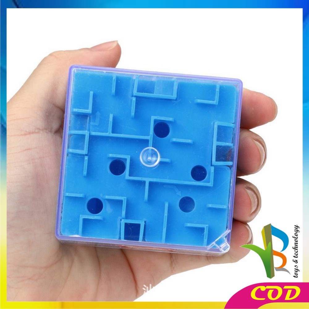 RB-M274 Mainan Maze Puzzle Ball / Mainan Puzzle Labirin Transparan 3D Mainan Jadul Edukasi Motorik Anak