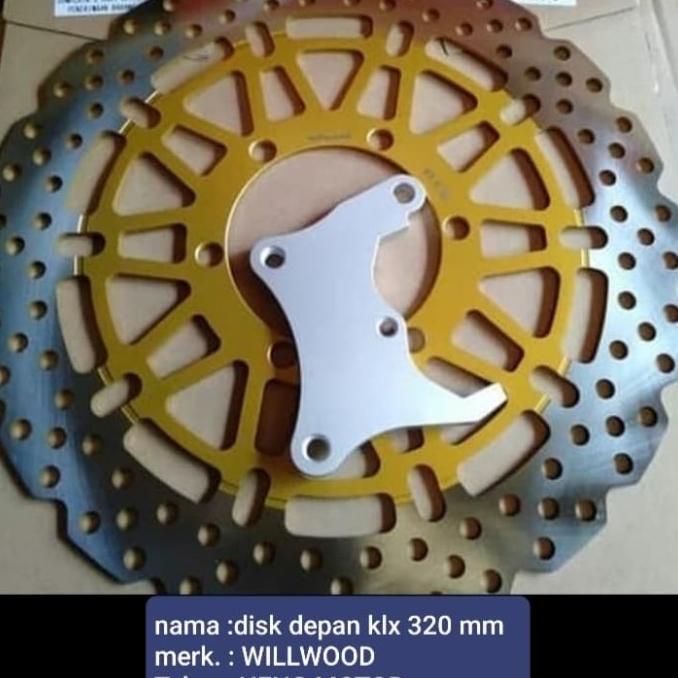 DISK PIRINGAN CAKRAM DEPAN KLX D TRACKER 320 MM CAKRAM KLX SUPERMOTO