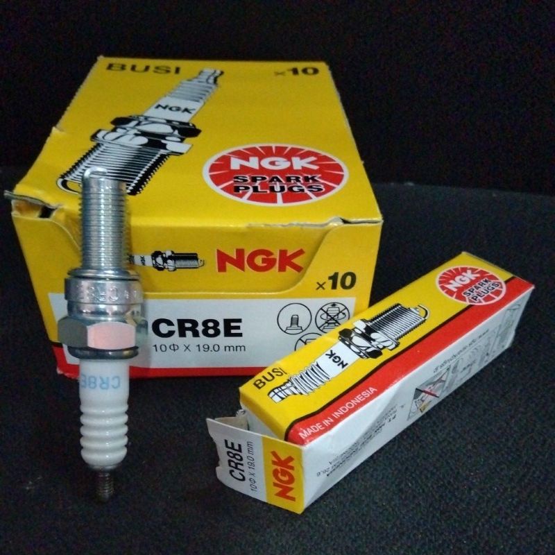 BUSI Standar-Standard Motor NGK CR8E, vixion new,vixion,Jupiter mx 150, mxking,freego,aerox,Xeon RC,