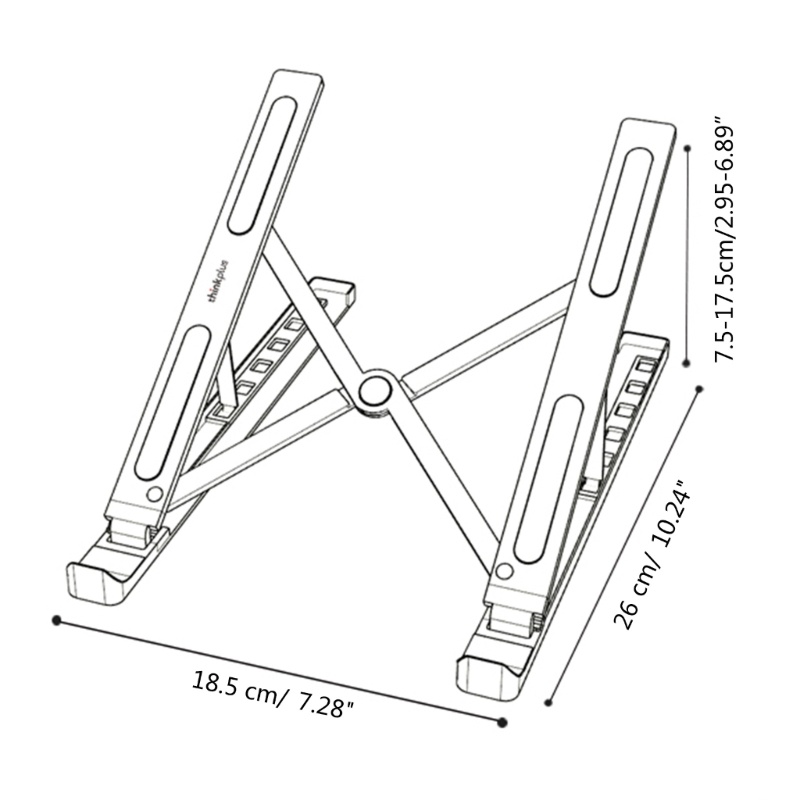 Zzz New Cross-border Notebook Stand Lipat Aluminium Alloy Laptop Komputer Pendingin