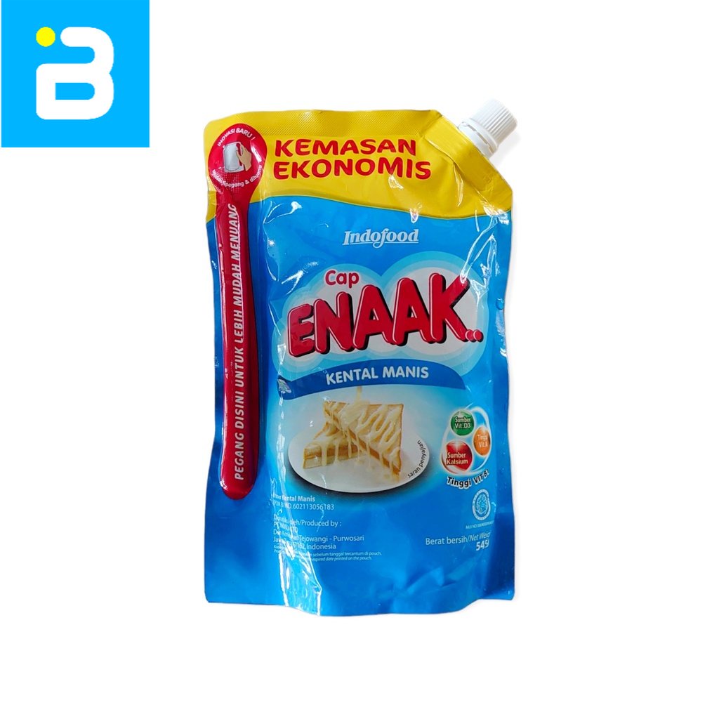 

Susu Kental Manis Cap Enaak Putih Pouch 545 G