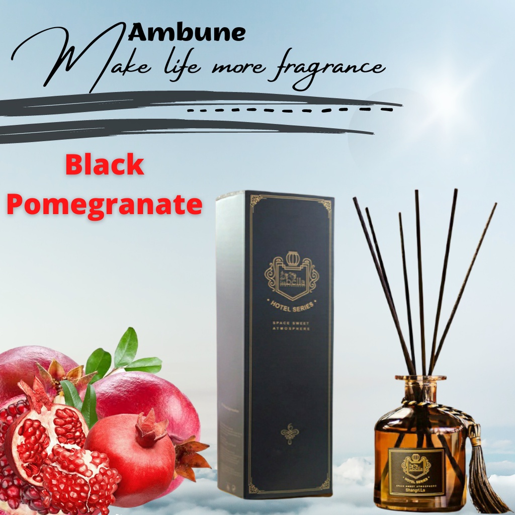 Black Pomegranate reed diffuser hotel series 50 ml ambune