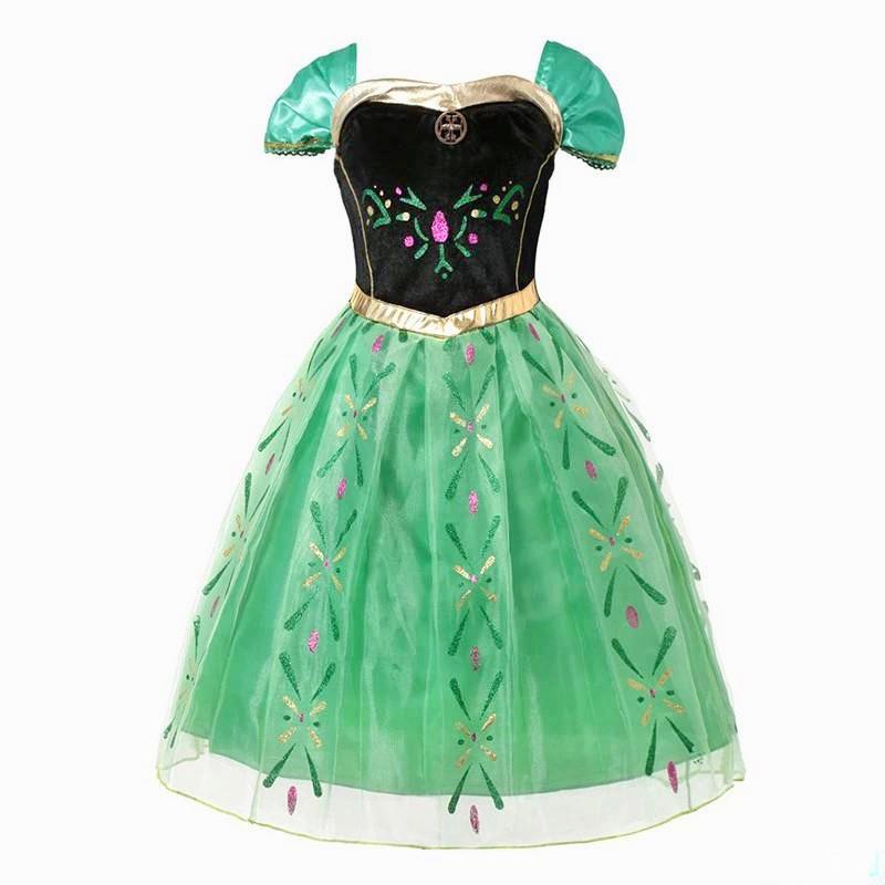 Baju kostum dress princess anna dress hadiah ulang tahun anak perempuan ana princes costume costum an na custom