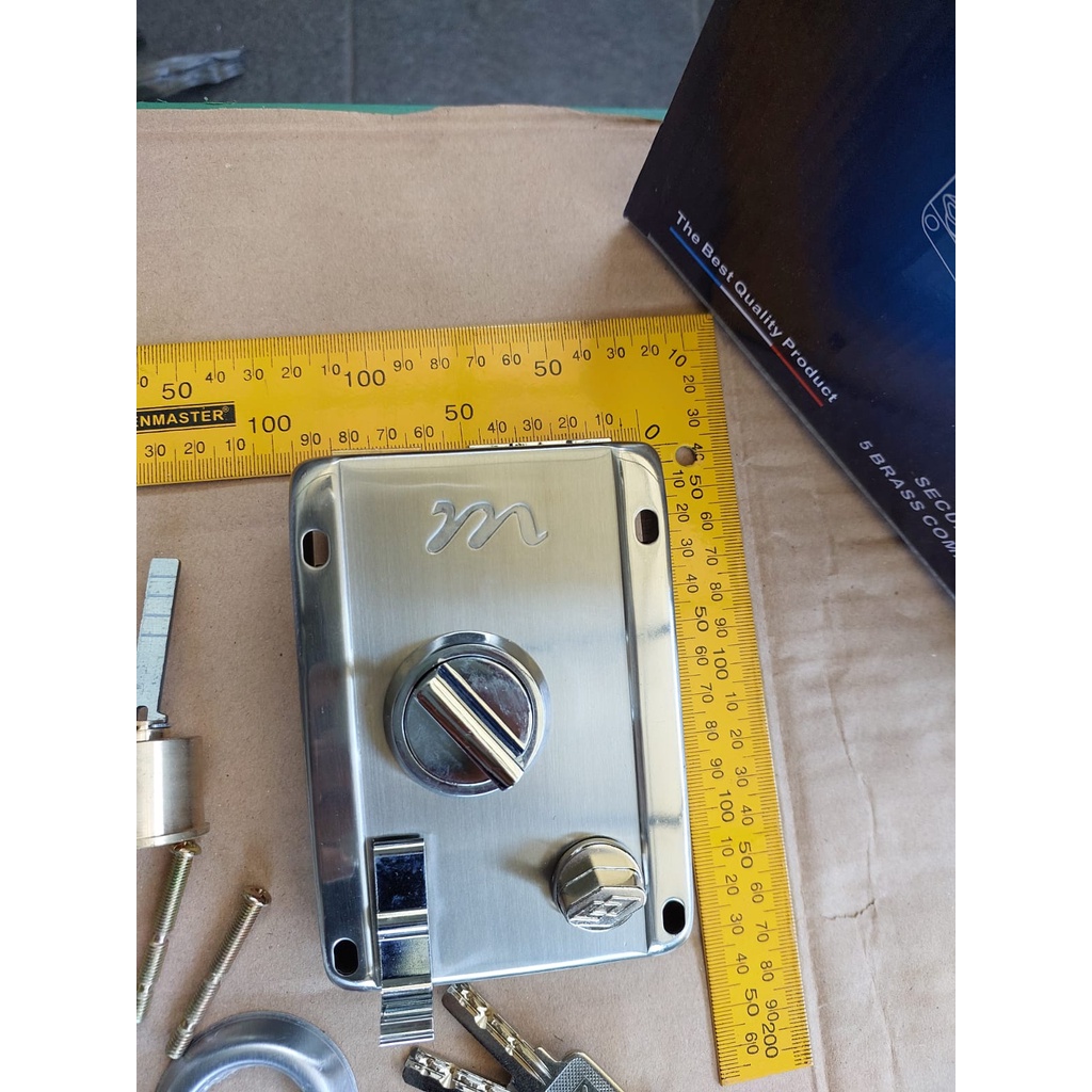 Kunci Pintu Besi Otomatis Muller/Kunci Otomatis 853 SS Stainless / Pintu Besi Gerbang / Garasi/KUNCI PINTU OTOMATIS KUNCI PINTU BESI BODY OTOMATIS RIM BERKUALITASSSS/KUNCI PINTU AUTO STOP