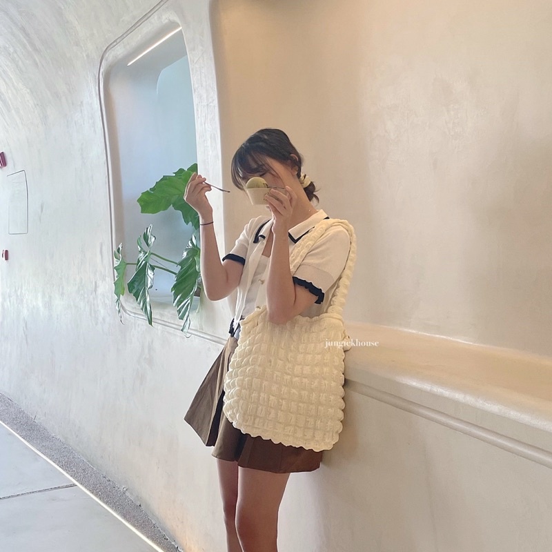 Juffy totebag handbag puffy bag korea