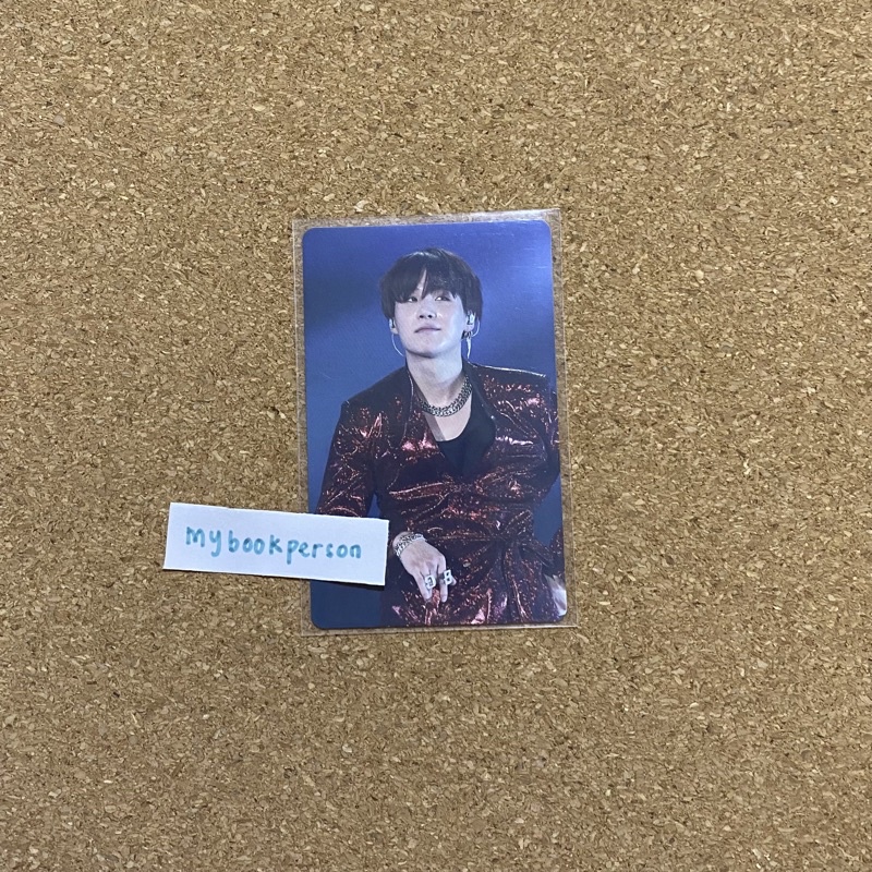 Official Suga Love Yourself Seoul DVD Photocard / yoongi seesaw ly lys pc