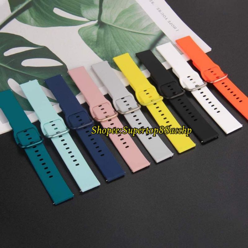 Tali Strap Haylou Solar LS02 / MITO Gear 20 Replacement Watch Strap ACT20 - Silicone Rubber Strap