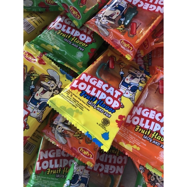 

Permen anak NGECAT/ Ngecat lolipop