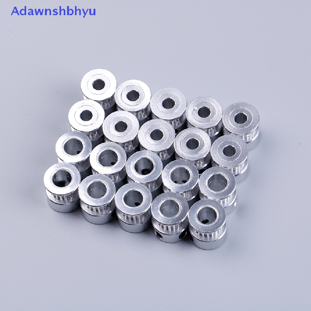 Adhyu 10Pcs gt2 timing pulley 20gigi Lubang 5mm 8mm Untuk gt2 synchronous belt 2gt belt ID