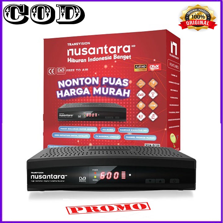New Receiver Parabola Tanaka Transvision Nusantara HD Blackberry C Ku Band bergaransi resmi