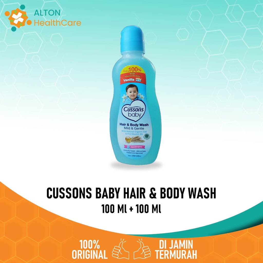 Jual Cussons Baby Hair & Body Wash Mild & Gentle Sabun Bayi 2in1