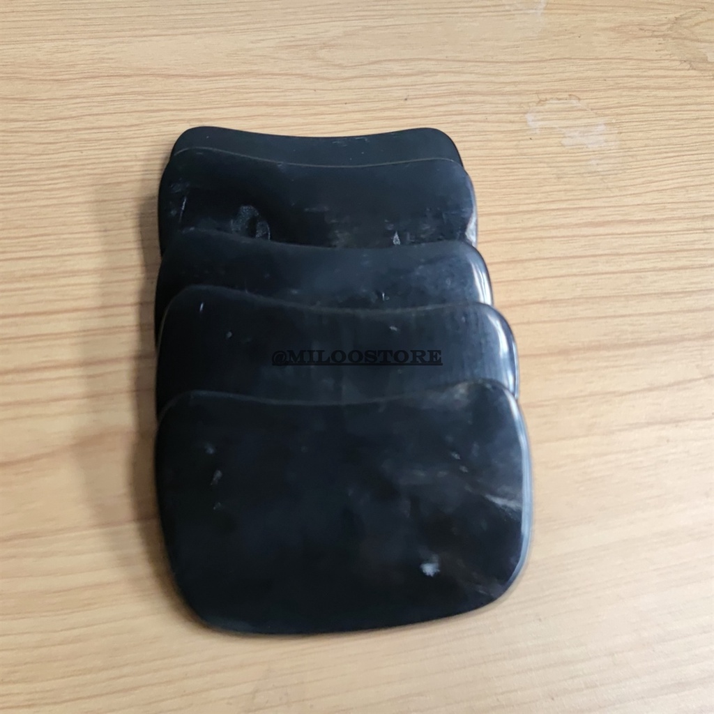 Alat Pijat kecantikan wajah Guasha dari Tanduk Kerbau bentuk kotak