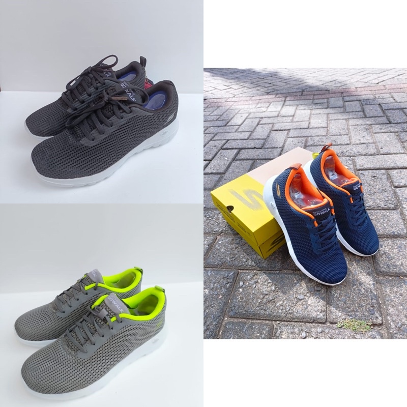 TERMURAH Sepatu Skechers Gowalk Joy Tali Man / Go walk Tali Pria / Skecher / Skechers Gowalk Joy Par