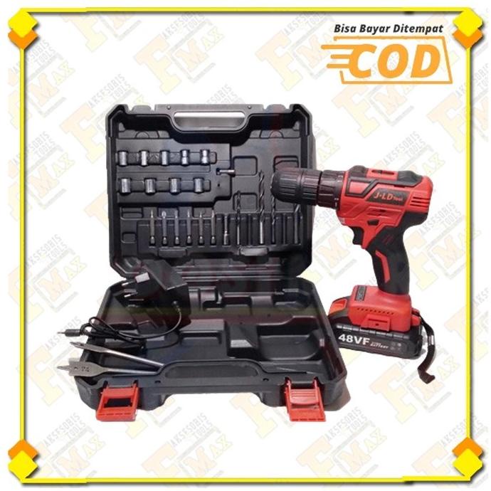 Bor Cordless brushless Drill 48VF 13mm / Mesin Bor Batrai 48V